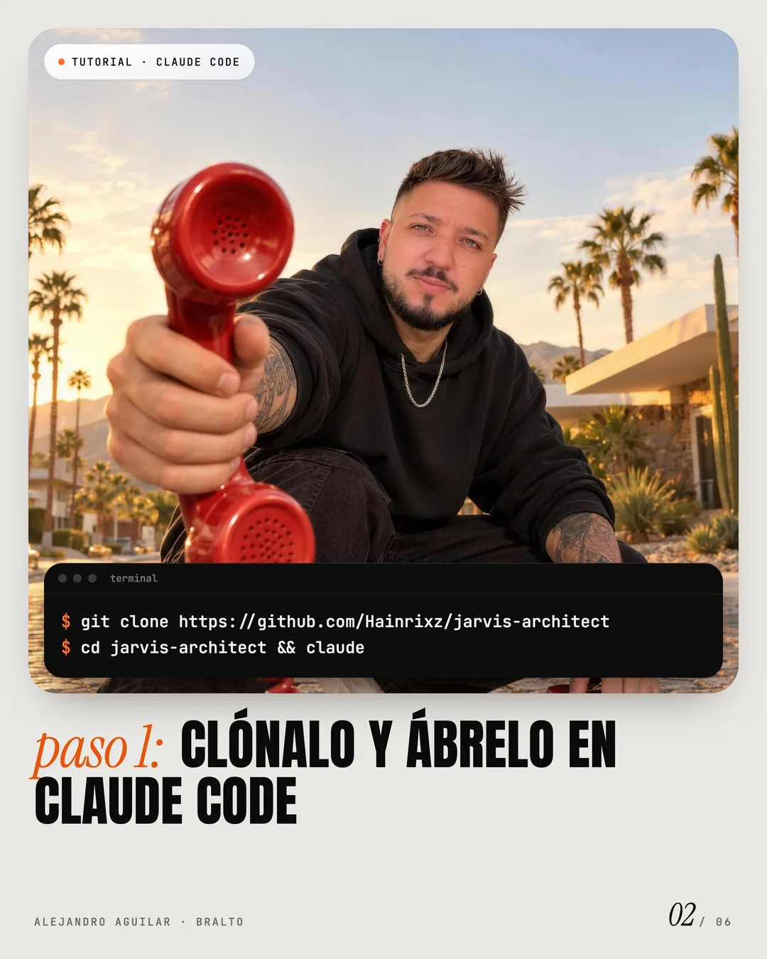 Paso 1: clonar el proyecto y abrirlo en Claude Code