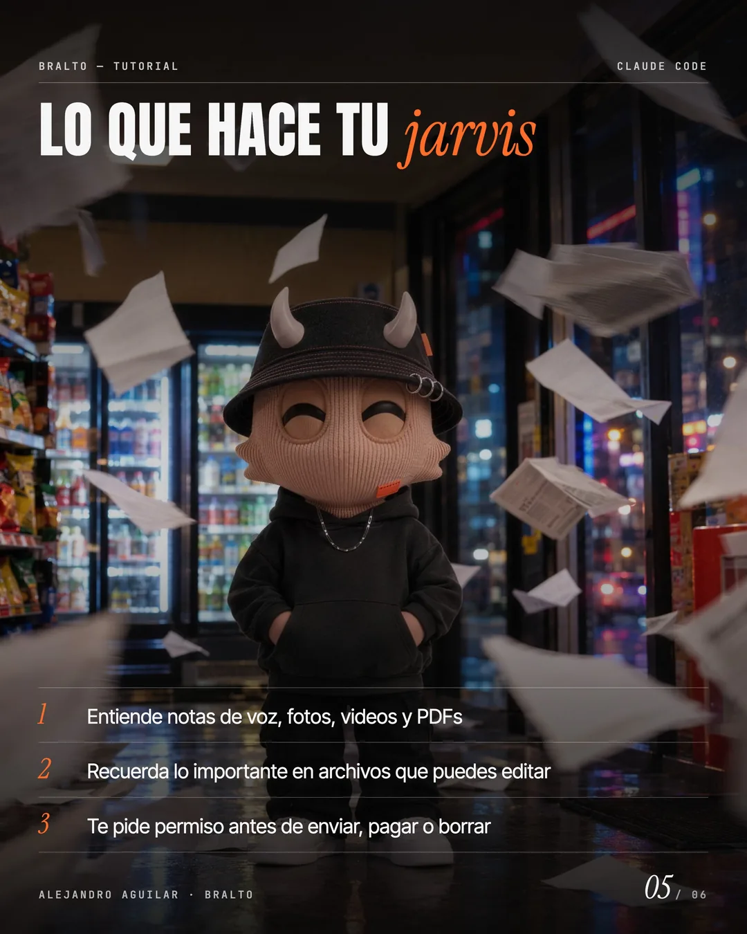Lo que hace su Jarvis: notas de voz, memoria y permisos